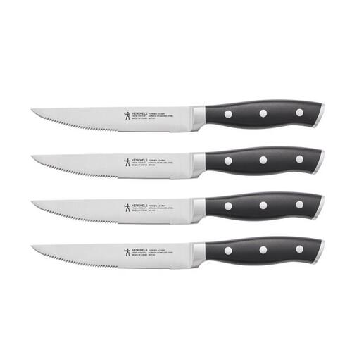 Knife Set Forged Accent Stainless Steel Steak 4 pc Matte