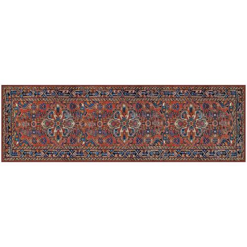 Gel Pro 107-1-2476-EHVR Runner Mat NeverMove Esther 76" L X 24" W Vintage Red Tribal Polyester Vintage Red