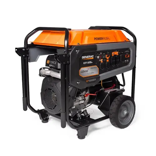 Generator GP Series 15500 W 120 V Electric Portable Kit (Battery & Charger) GP15500EFI Black/Orange