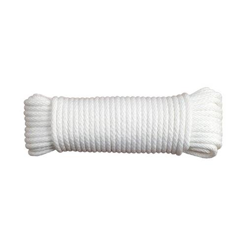 Rope 3/16" D X 100 ft. L White Diamond Braided Polypropylene White