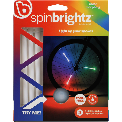 Brightz L1703 LED Lighting Spin Bicycle Multicolored