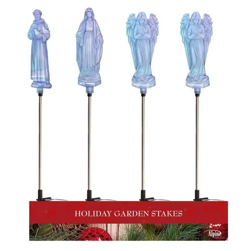 Pathway Decor LED St. Francis/Mary/Angel 34" - pack of 20