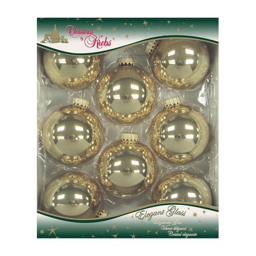 Ornament Aztec Gold Ball Aztec Gold - pack of 12