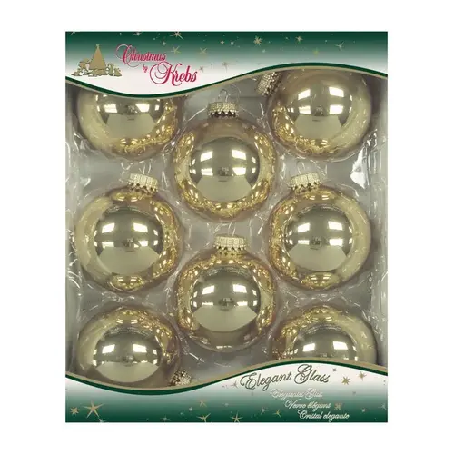 CHRISTMAS BY KREBS CBK70132 Ornament Aztec Gold Ball Aztec Gold
