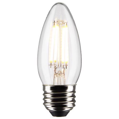 Satco S21837 Filament LED Bulb B11 E26 (Medium) Warm White 60 Watt Equivalence Clear