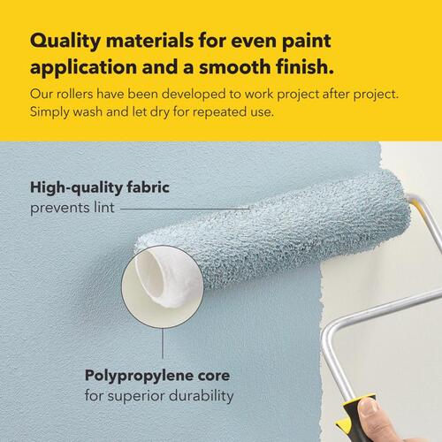 Purdy 14A670073 White Dove 670073 Paint Roller Cover, 1/2 in Thick Nap, 7 in L, Dralon Fabric Cover