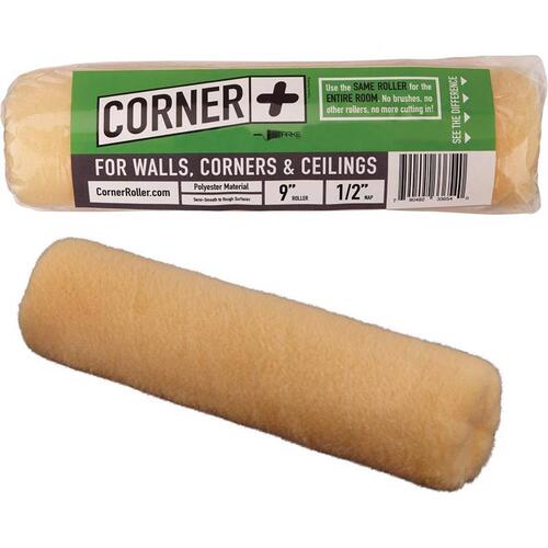 Paint Roller Cover Polyester 2.5" W X 1/2" Beige
