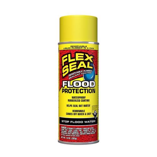 Rubber Spray Sealant Flood Protection Yellow 10 oz Yellow - pack of 6