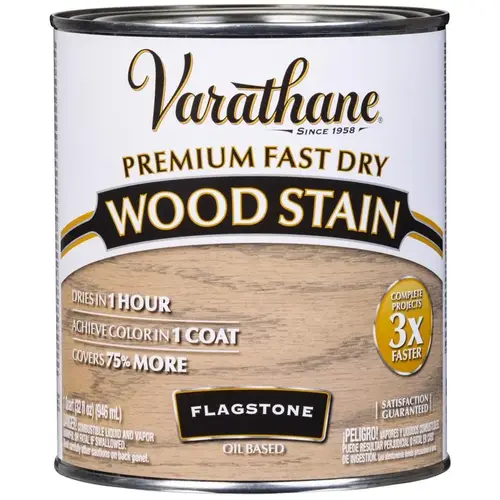 Fast Dry Wood Stain Flagstone Oil-Based Urethane Modified Alkyd 1 qt Flagstone - pack of 2