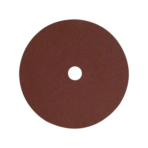 Fiber Disc, 4-1/2 in Dia, 7/8 in Arbor, Coated, 80 Grit, Medium, Aluminum Oxide Abrasive - pack of 5