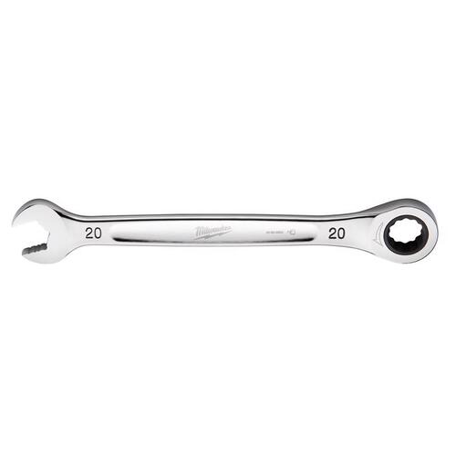 Milwaukee 45-96-9320 Ratcheting Combination Wrench, Metric, 20 mm