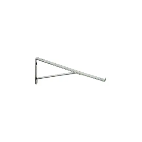 CRL Heavy-Duty Steel Shelf Bracket - 12 Inch Adjustable Bracket For Shelving Systems