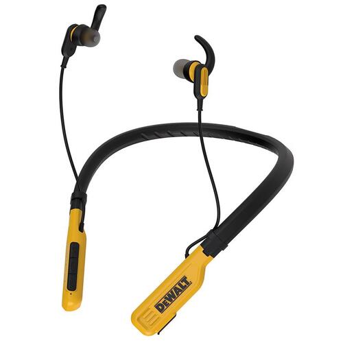 Behind-the-Neck Headphones Wireless Bluetooth Black/Yellow - pack of 2