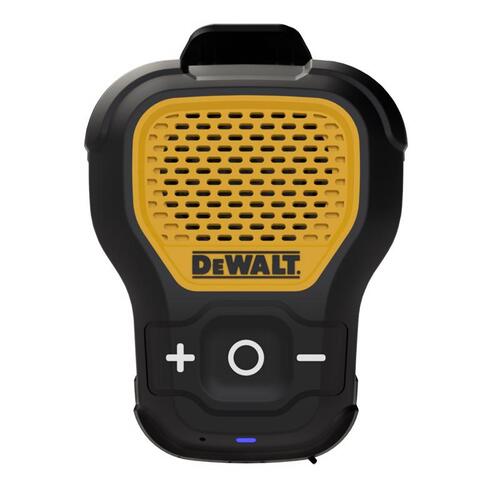 E FILLIATE 190 1148 DW2 Mini Speaker Jobsite Pro Wireless Bluetooth Wearable Black/Yellow