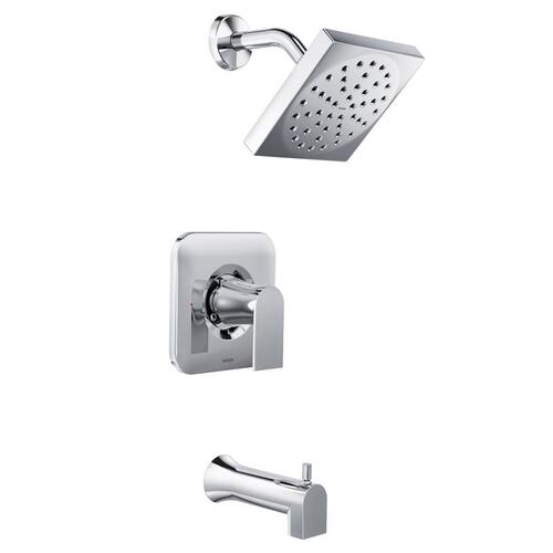 Tub and Shower Faucet Genta 1-Handle Chrome Chrome