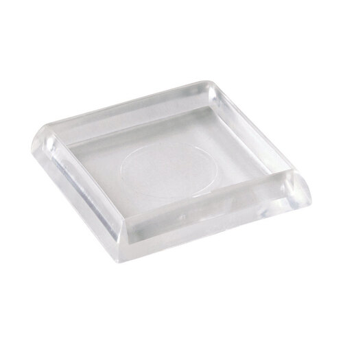 Caster Cup, Plastic, Clear - pack of 24