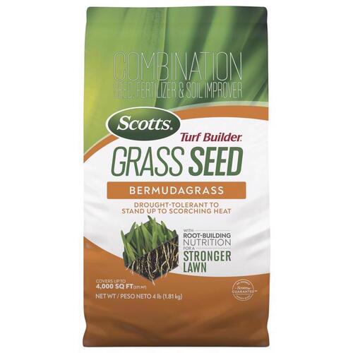Fertilizer/Seed/Soil Improver Turf Builder Bermuda Grass Sun or Shade 4 lb