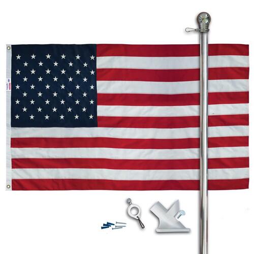 Valley Forge AA99030 Flag and Pole Kit, Nylon Multicolored