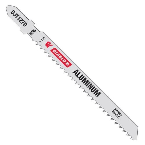 Jig Saw Blade 4" High Speed Steel T-Shank Aluminum 8 TPI