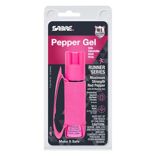 Gel Pepper Spray Runner Pink Plastic Pink