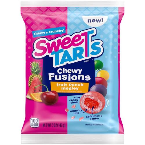 Chewy Candy Fusions Fruit Punch Medley 5 oz - pack of 12
