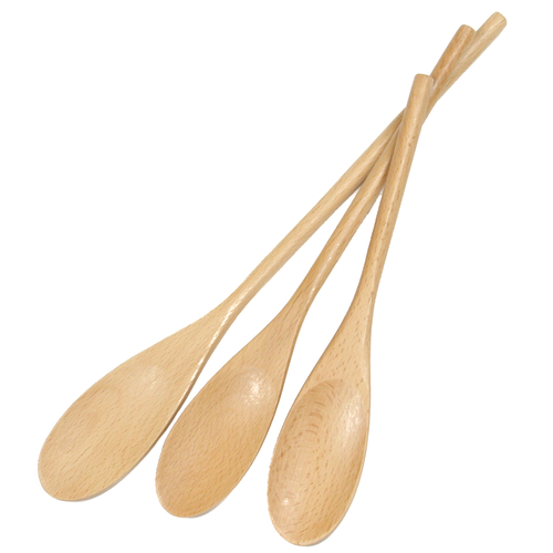 Spoon Brown Hardwood Brown - pack of 3