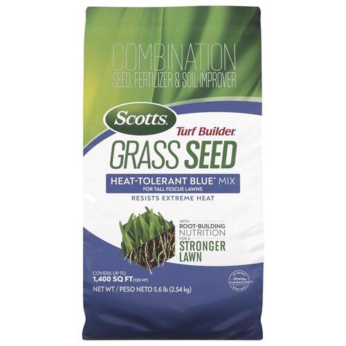 Scotts 18023 Fertilizer/Seed/Soil Improver Turf Builder Heat-Tolerant Blue Sun or Shade 5.6 lb