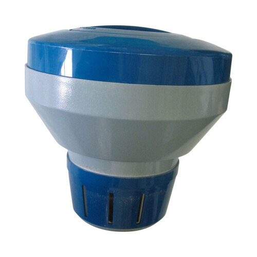 JED POOL TOOLS INC 10-445 Floating Chlorine Dispenser 8" H Blue/Grey
