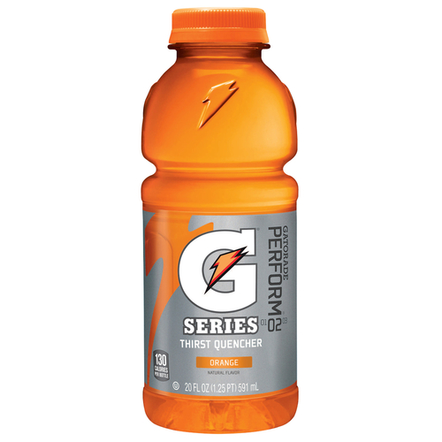 Gatorade 32867 Thirst Quencher Sports Drink, Liquid, Orange Flavor, 20 oz Bottle