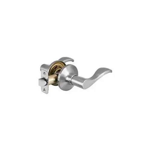 Grade 3 Passage Wave Lever Lock, Satin Nickel