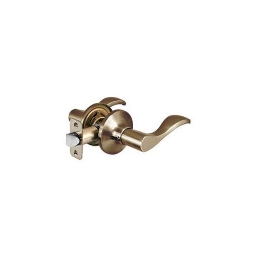 Boxed Grade 3 Passage Wave Lever Lock, Antique Bronze Satin Brass Blackened