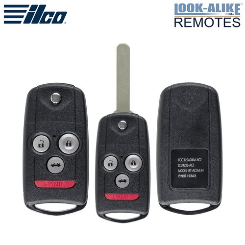 Ilco Unican Corporation FLIP-ACURA-4B3 Acura 4 Button Flip Key MLBHLIK-1T