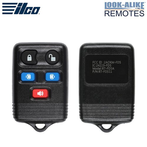 Ford / Mercedes 5-Button Remote Keyless Entry