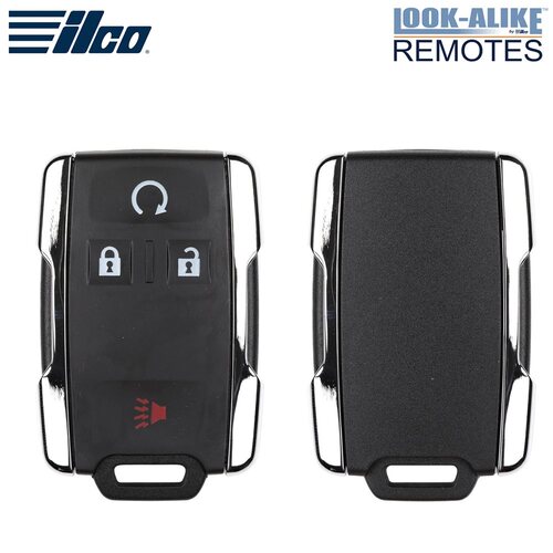 Kaba Ilco RKE-GM-4B10 GM 4-Button Remote Keyless Entry CHROME SIDES