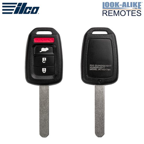 Kaba Ilco Rhk Hon 4b7 Honda 4 Button Remote Head Key