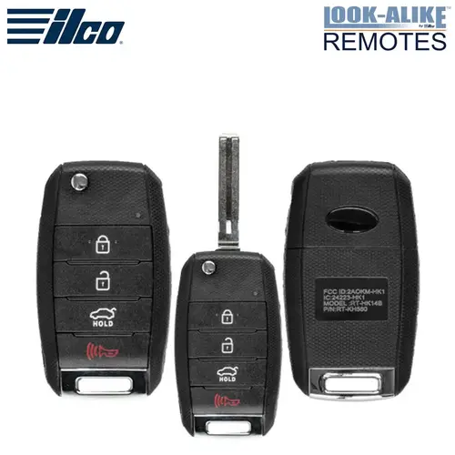 Kia 4-Button Flip Key