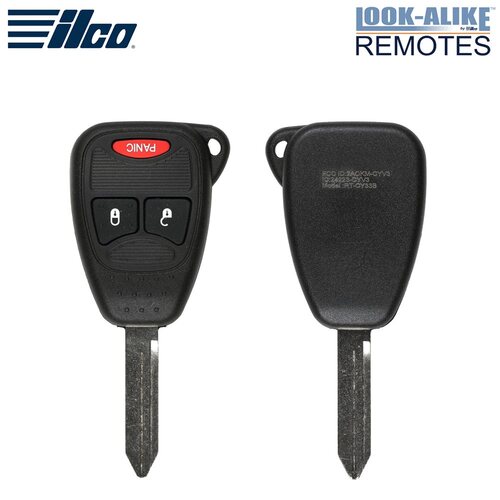 Dodge / Chrysler / Jeep 3-Button Remote Head Key