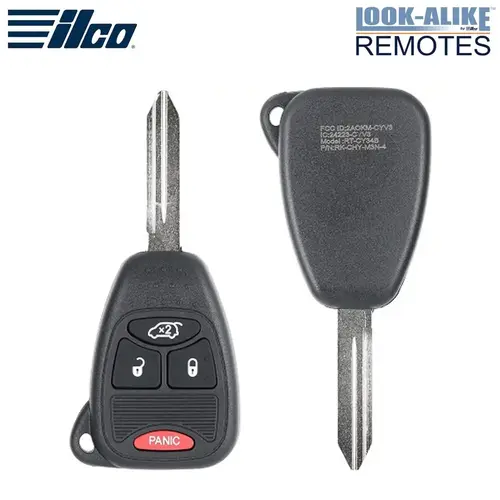 Chrysler/Jeep 4-Button Remote Head Key