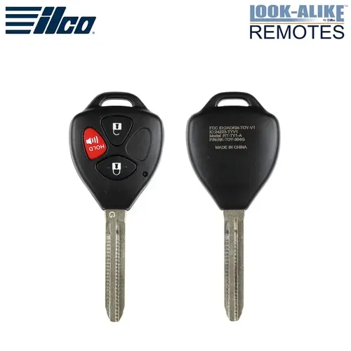 Scion 3-Button Remote Head Key