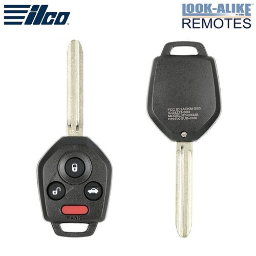 Subaru 4-Button Remote Head Key