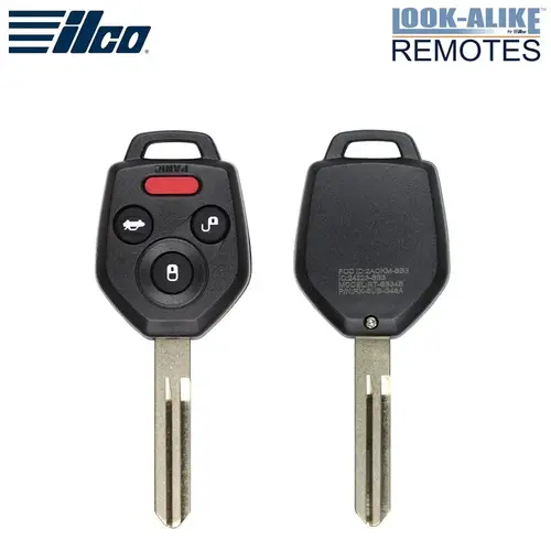 Subaru 4-Button Remote Head Key