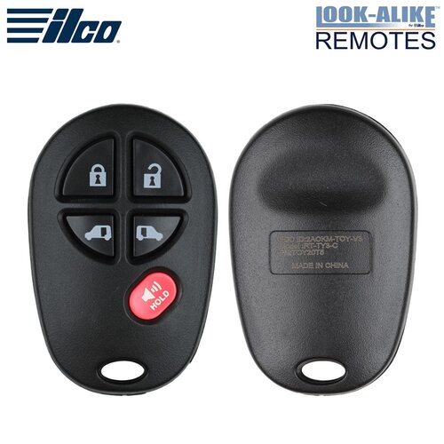 Toyota 5-Button Remote Keyless Entry