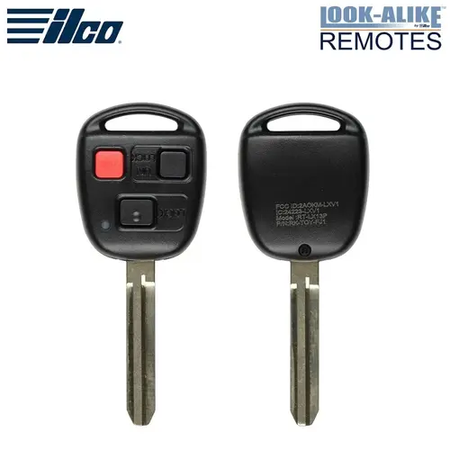 Toyota 3-Button Remote Head Key