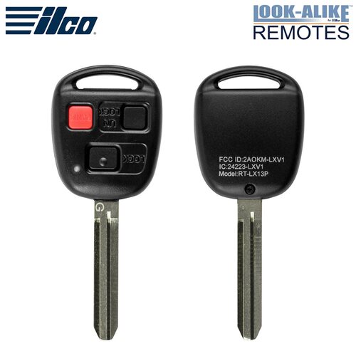 Toyota 3-Button Remote Head Key