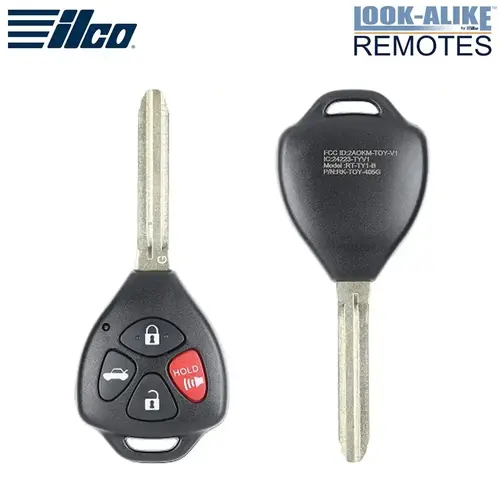 Toyota 4-Button Remote Head Key