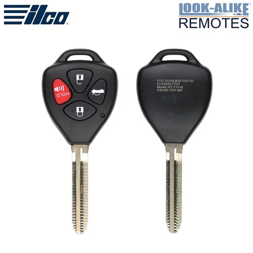 Toyota 4-Button Remote Head Key