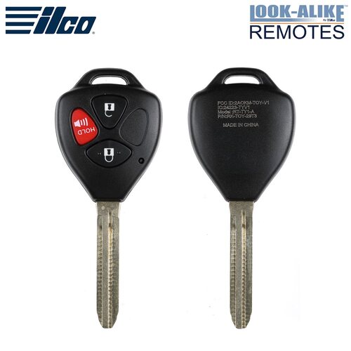 Toyota 3-Button Remote Head Key