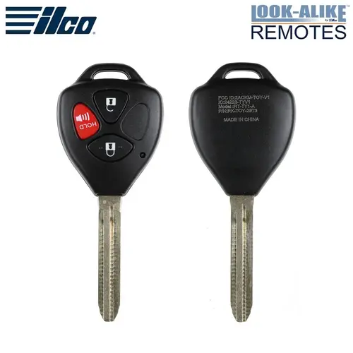 Toyota 3-Button Remote Head Key