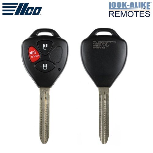 Toyota/Scion 3-Button Remote Head Key