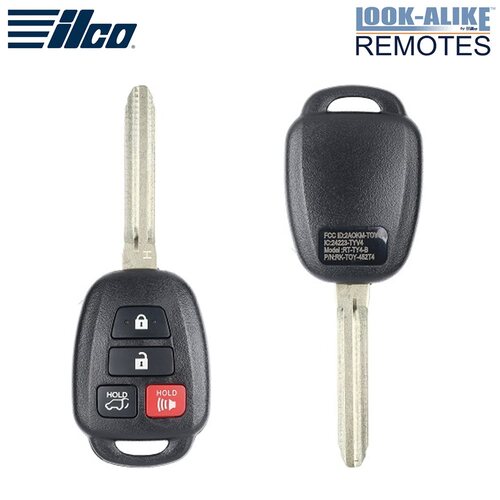 Toyota 4-Button Remote Head Key